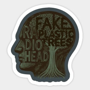 Fake Plastic Trees Sticker